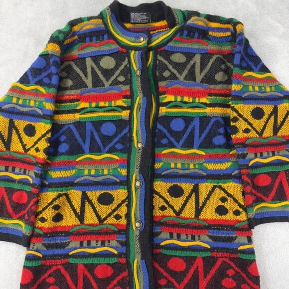 COOGI Australia Retro Wool Cardigan Women’s Size XL - Picture 8 of 16